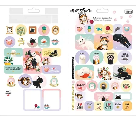 TILIBRA ADHESIVO PURRFECT CATS