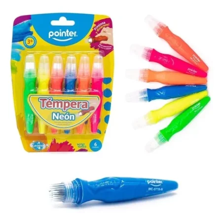 POINTER TEMPERA NEÓN 6PC