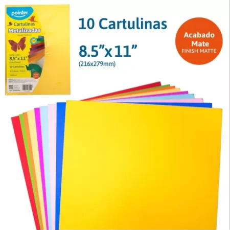 POINTER CARTULINA METALIZADA