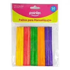 POINTER PALITO 50PC COLORES