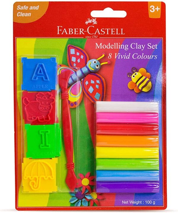 FABER PLASTILINA 8PC KIT