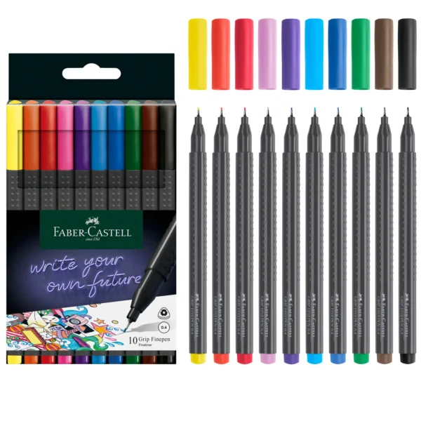FABER MARCADOR 10PC GRIP
