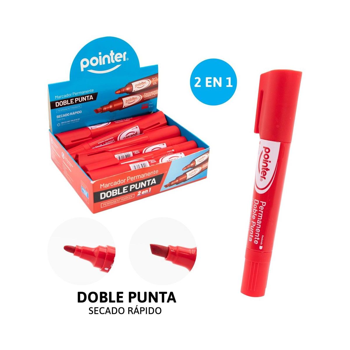 POINTER MARCADOR 2EN1 ROJO