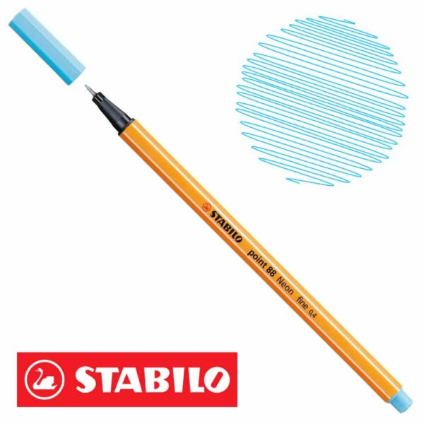 STABILO POINT88 AZUL NEÓN
