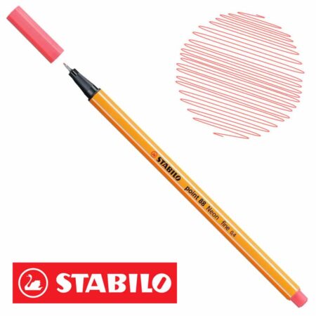 STABILO POINT88 ROJO NEÓN