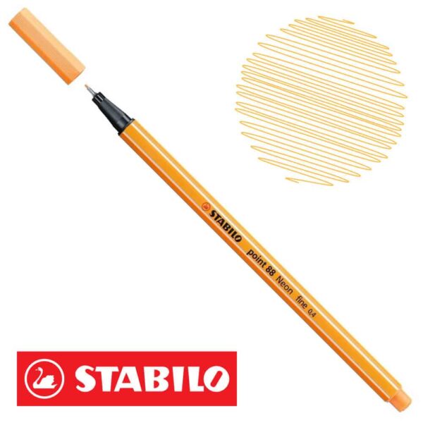 STABILO POINT88 NARANJA NEÓN