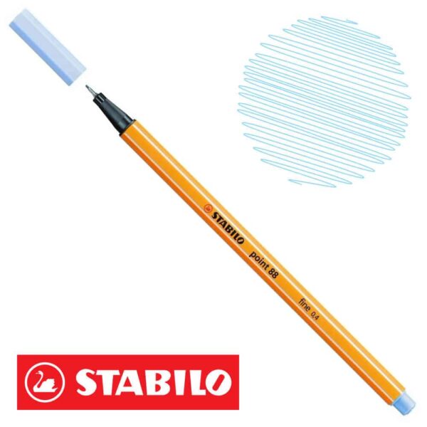 STABILO POINT88 AZUL HIELO