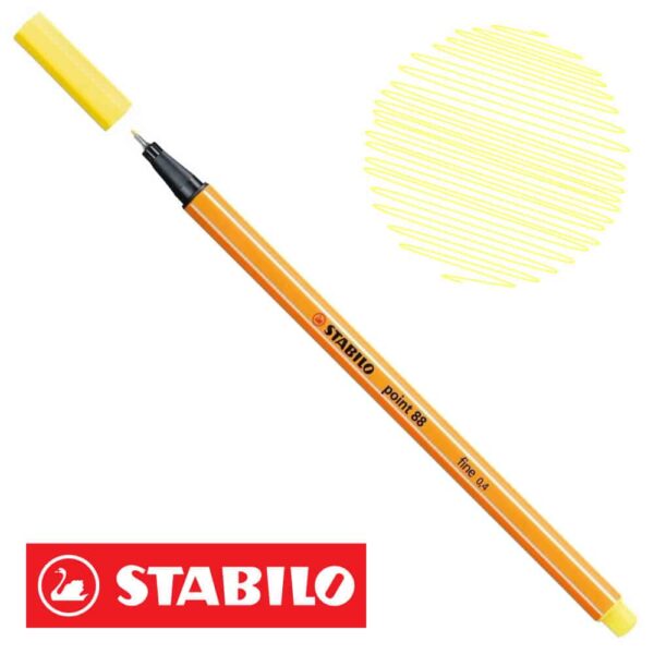 STABILO POINT88 AMARILLO LIMÓN
