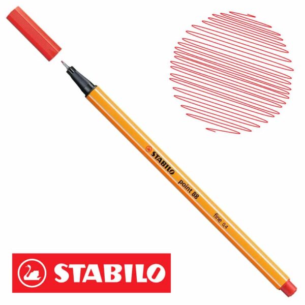 STABILO POINT88 ROJO