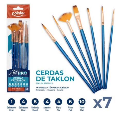 POINTER PINCEL 7PC