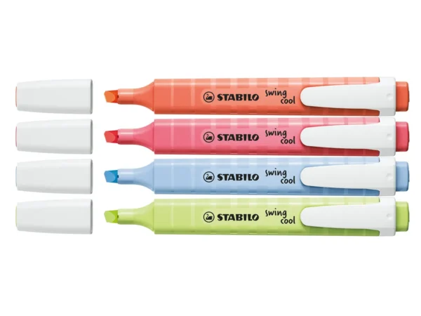 STABILO RESALTADOR 4PC SWING PASTEL - Imagen 2
