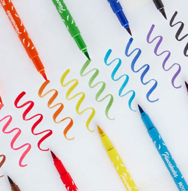 Mooving marcadores pincelados brush lettering (estuche de 10 unidades) - Imagen 2