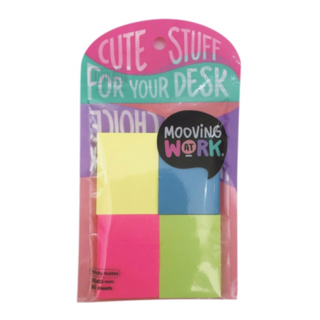 Mooving mania post it (4 unidades)