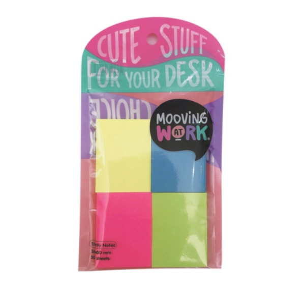 Mooving mania post it (4 unidades)