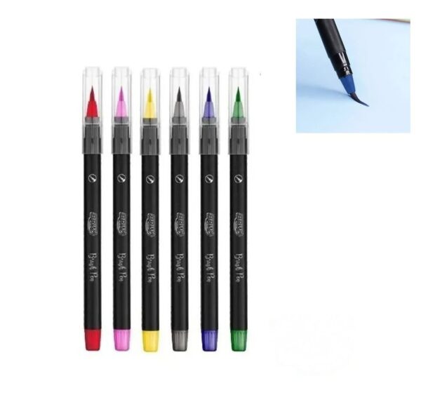 BRW BRUSH PEN 6PC