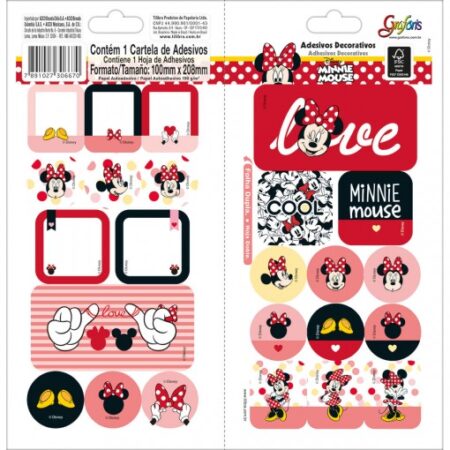 TILIBRA ADHESIVOS MINNIE