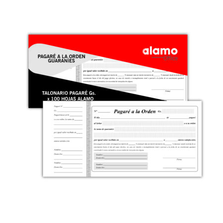 ALAMO TALONARIO PAGARÉ