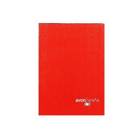 AVON CUADERNO CUADRICULADO 96H ROJO