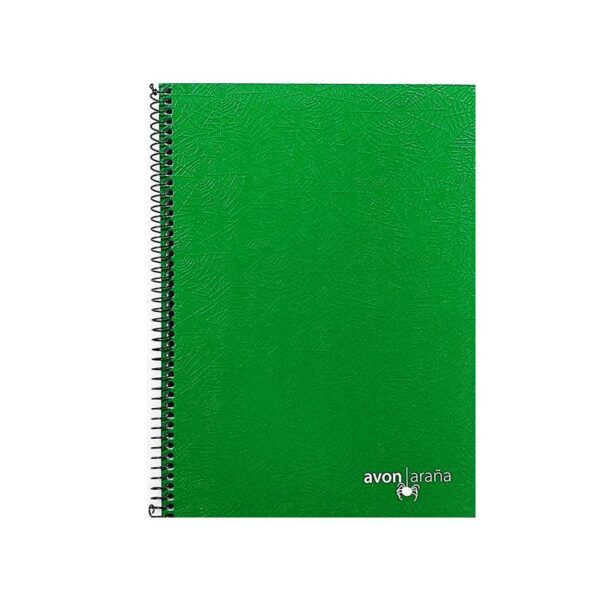 AVON CUADERNO ESPIRAL UNIVERSITARIO VERDE 48H RAYADO