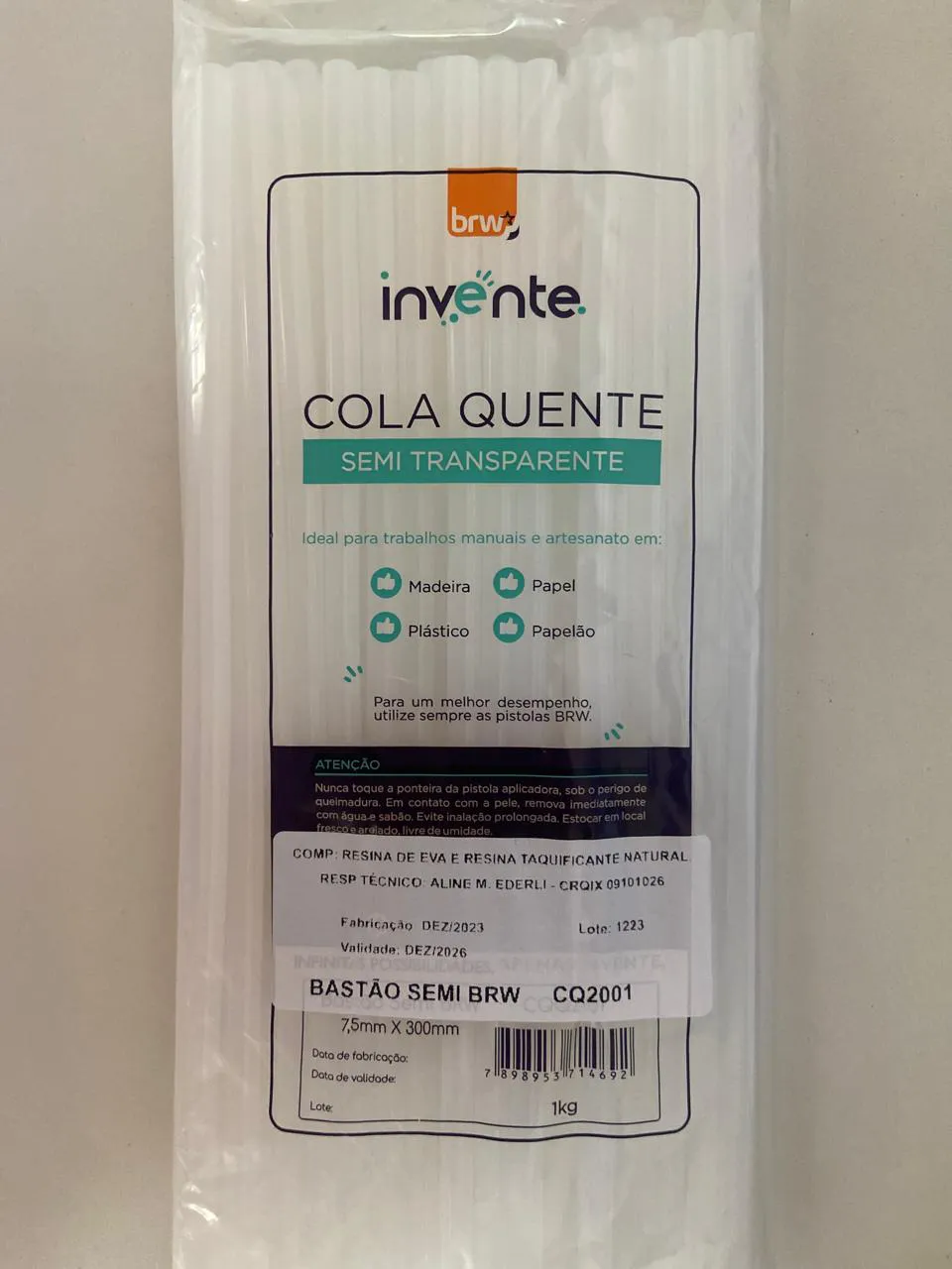 BRW SILICONA GRUESA SEMI TRANSPARENTE - Imagen 2