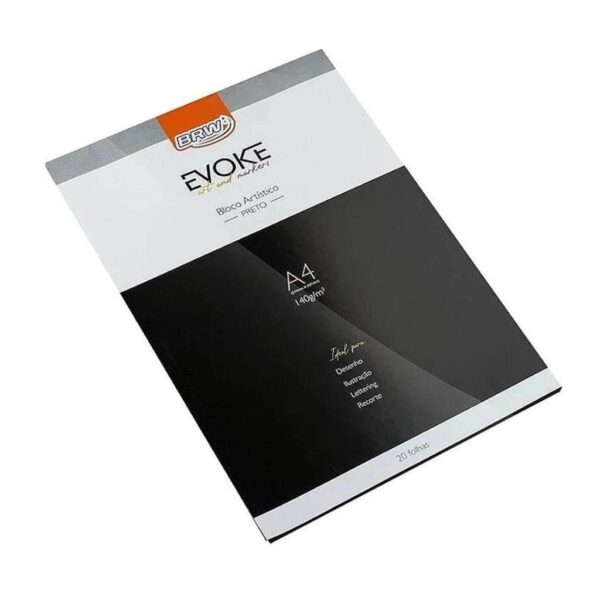 BRW BLOCK HOJAS NEGRO 140G