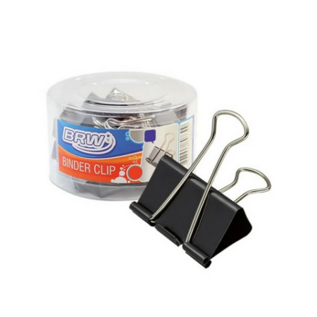 BRW BINDER CLIP 50MM 12PC