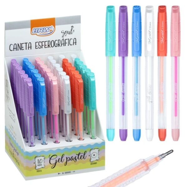 BRW BOLÍGRAFO GEL PASTEL 1PC - Imagen 2