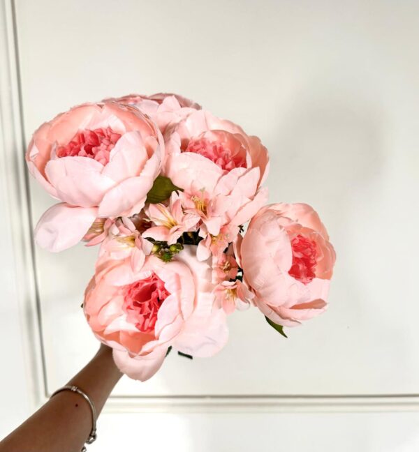 FLOR PEONIA 40CM SALMON - 452-1