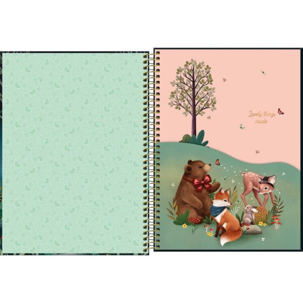 TILIBRA CUADERNO UNIVERSITARIO 80HOJAS ESPIRAL LOVELAND RAYADO - Imagen 5