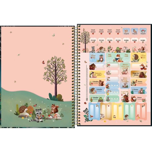 TILIBRA CUADERNO UNIVERSITARIO 80HOJAS ESPIRAL LOVELAND RAYADO - Imagen 6
