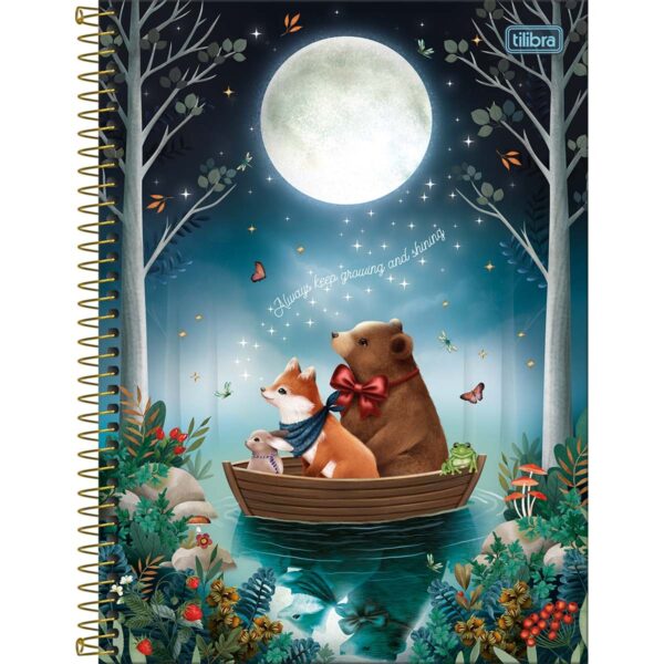 TILIBRA CUADERNO UNIVERSITARIO 80HOJAS ESPIRAL LOVELAND RAYADO