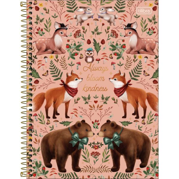 TILIBRA CUADERNO UNIVERSITARIO 80HOJAS ESPIRAL LOVELAND RAYADO - Imagen 2