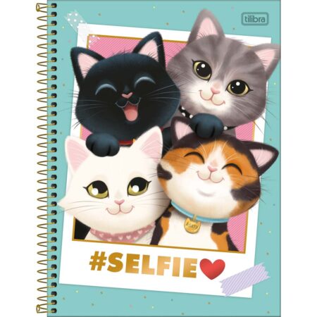 TILIBRA CUADERNO UNIVERSITARIO 80HOJAS ESPIRAL CATS RAYADO