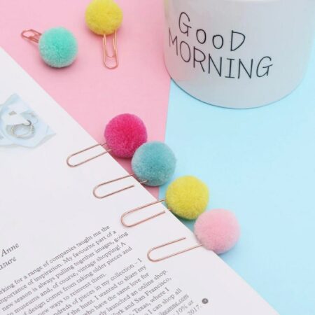 BRW CLIP PRENDEDOR 6PC POMPOM