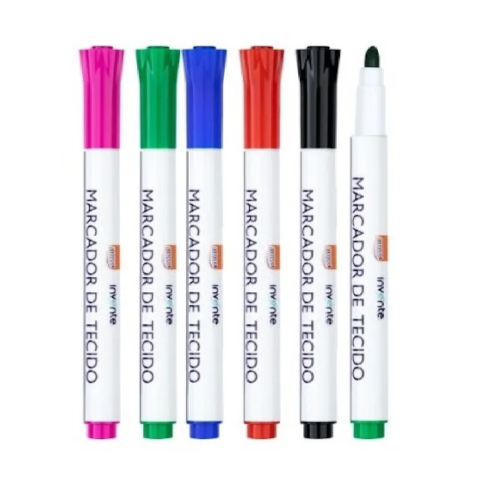 BRW MARCADOR 6PC TELA COLOR - Imagen 2