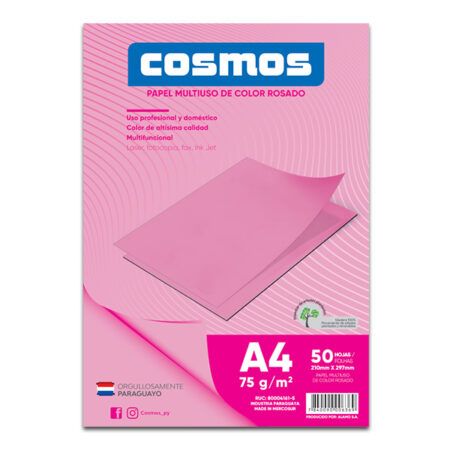 COSMOS HOJAS ROSA A4 50 HOJAS