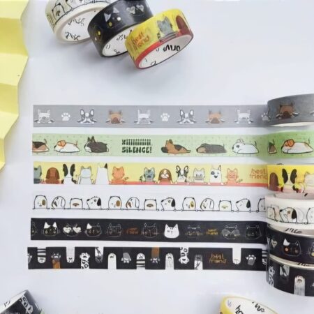 BRW WASHI TAPE MASCOTA 1PC