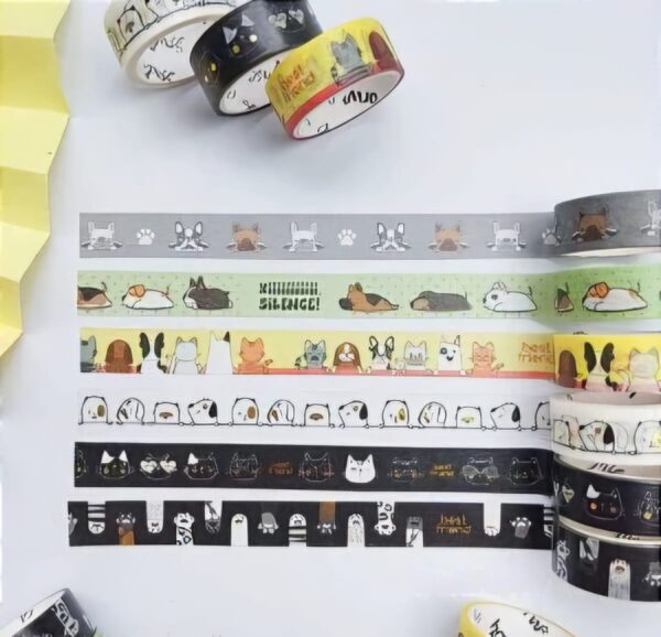 BRW WASHI TAPE MASCOTA 1PC