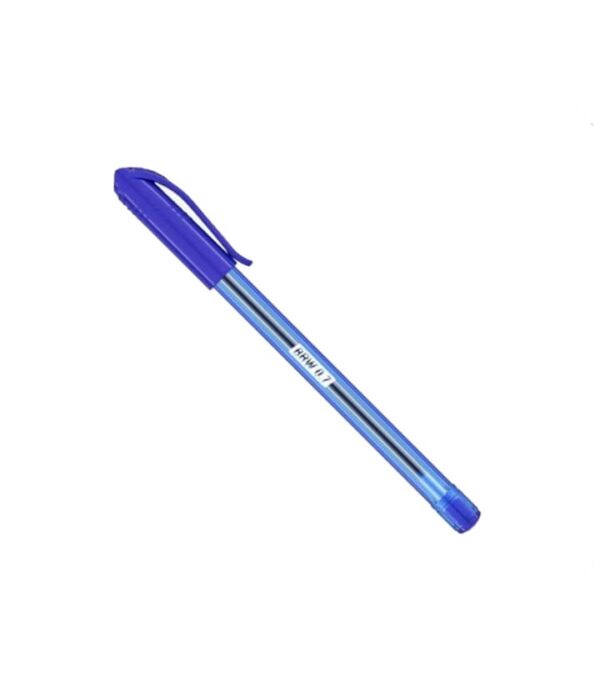 BRW BOLÍGRAFO AZUL TRIPLET 0.7MM 1U