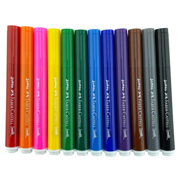 FABER MARCADOR 12PC JUMBO - Imagen 2