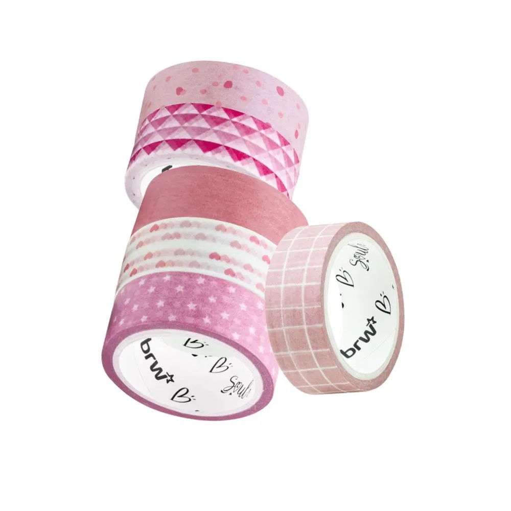 BRW WASHI TAPE 1PC PASTEL - Imagen 2