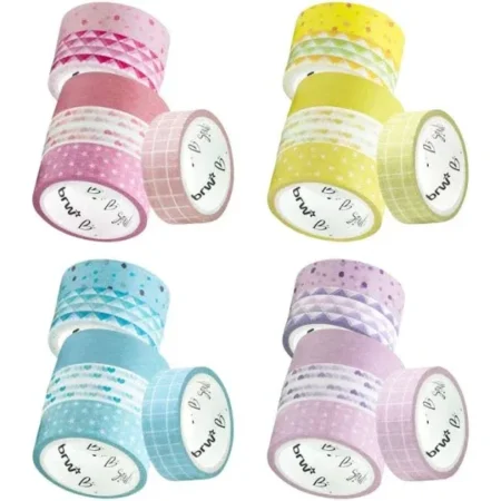 BRW WASHI TAPE 1PC PASTEL