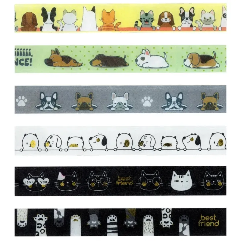 BRW WASHI TAPE MASCOTA 1PC - Imagen 3