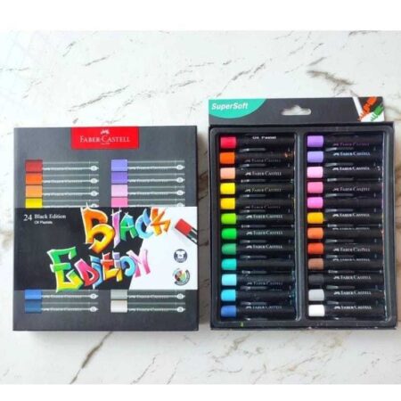 FABER CERA OIL 12U PASTEL BLACK EDITION