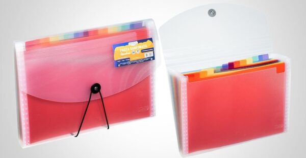 BRW CARPETA PLEGABLE DIVISORIAS TRANSPARENTES - Imagen 3