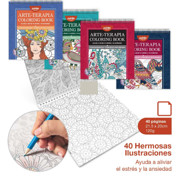 POINTER ARTE TERAPIA 50 PÁGINAS