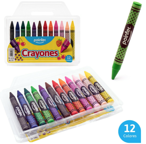 POINTER CRAYON 12PC