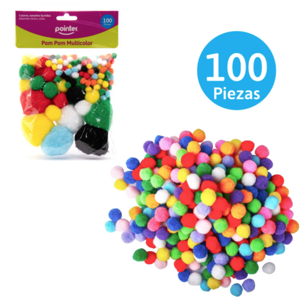 POINTER POMPONES 100PC
