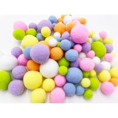 POINTER POMPON PASTEL 100PC