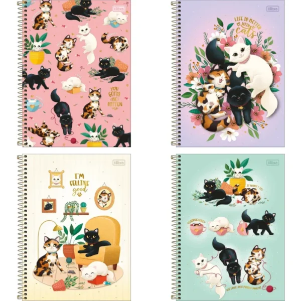 TILIBRA CUADERNO UNIVERSITARIO 160H ESPIRAL PURRFECT - Imagen 3